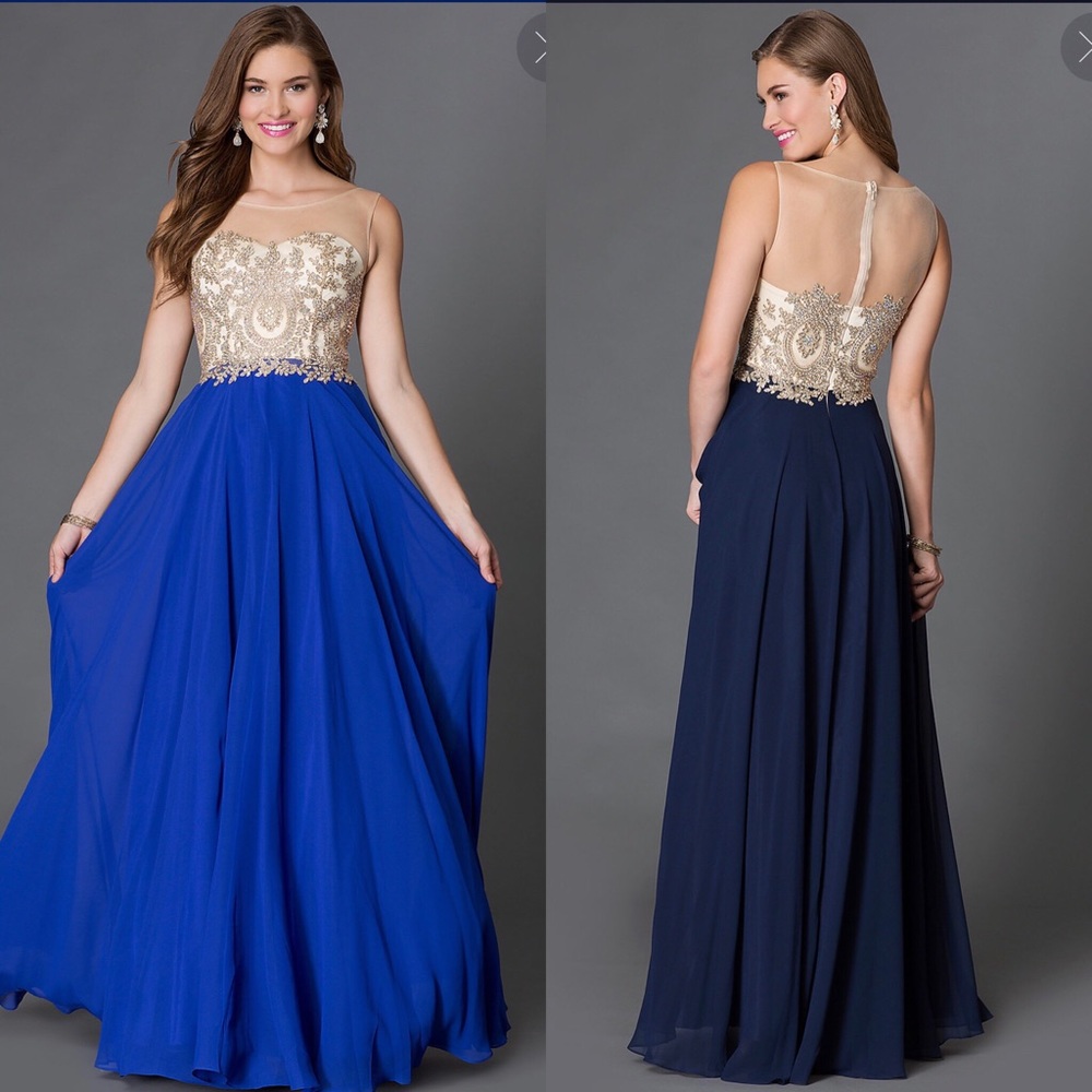 Royal Blue Ball Gown - NWT
